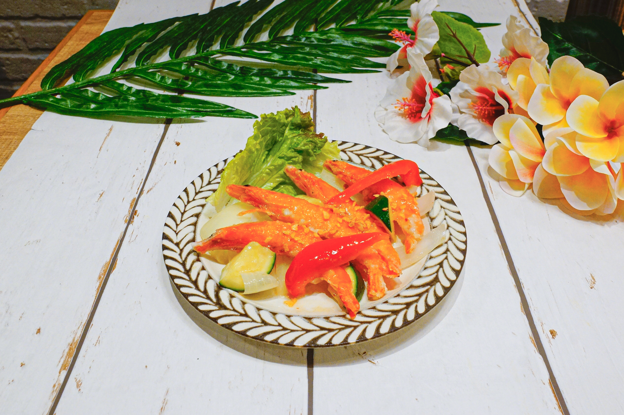 モアナキッチンカフェ ガーリックソフトシェルシュリンプ