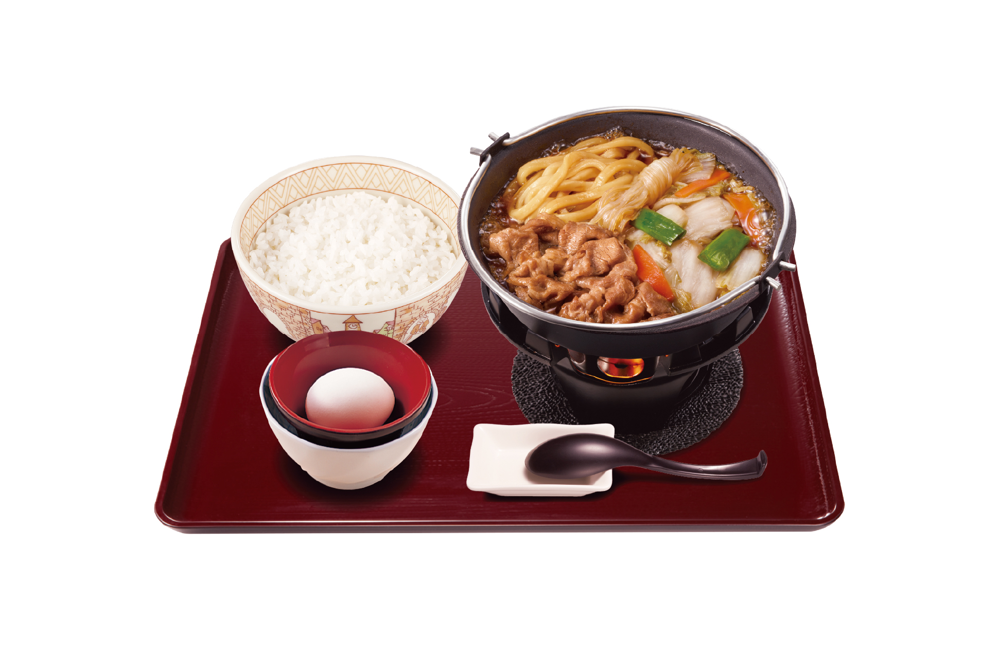 すき家 牛すき鍋定食(ごはんミニ)