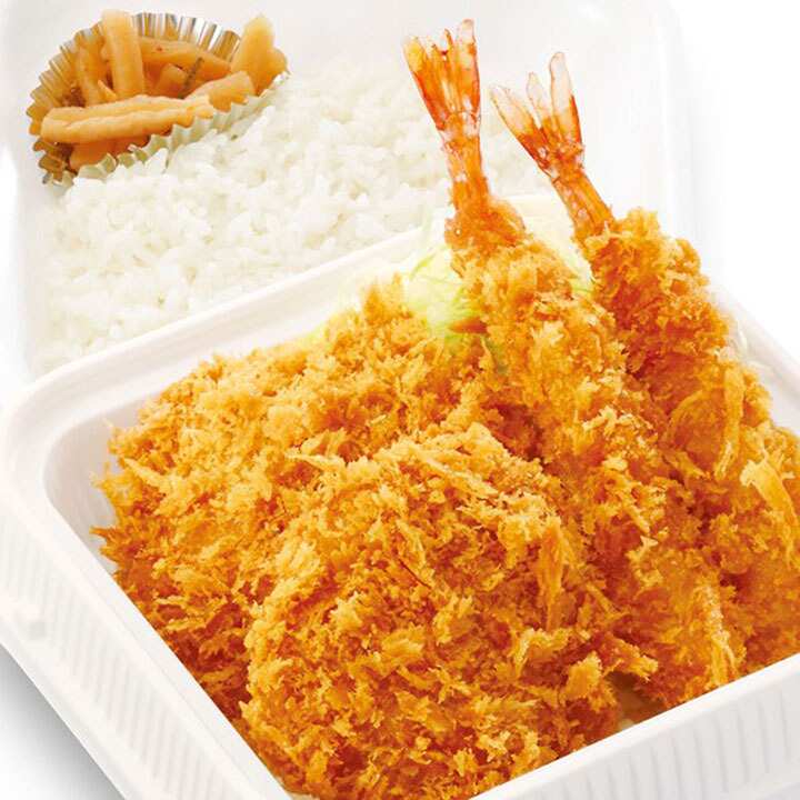 かつや 海老・ヒレカツ弁当