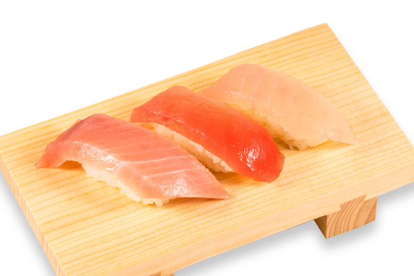 かっぱ寿司 まぐろ三昧(3貫)