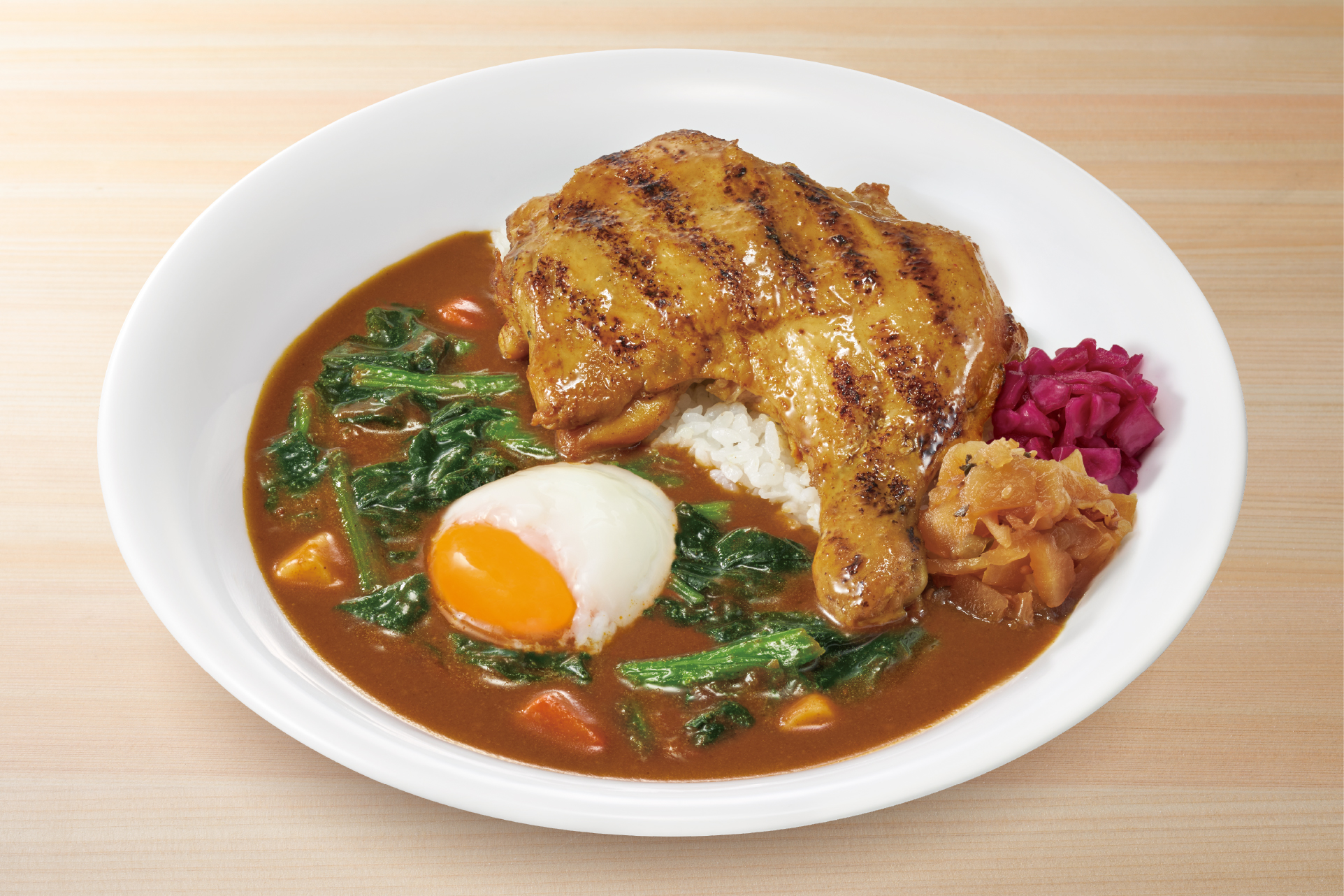 すき家 おんたまほうれん草ほろほろチキンカレー