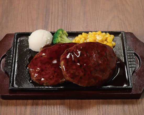 ハンバーグTERU F-1112】てりやきハンバーグステーキHamburg steak with teriyaki sauce