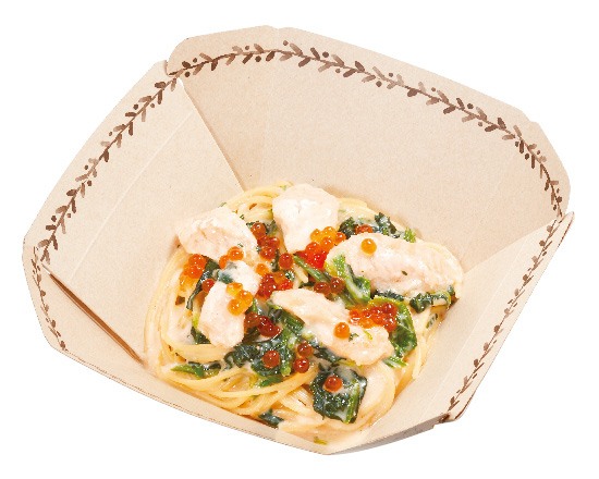 ジョリーパスタ 【214】サーモンハラスといくらの明太子クリーム