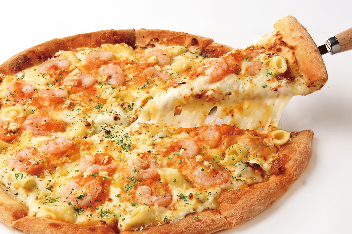 ピザハット たっぷり海老のオマールソースグラタンピザ