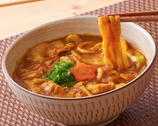 夢庵 【レンジ加熱商品】夢庵特製コンビカレーうどん(肉＆牛もつ)