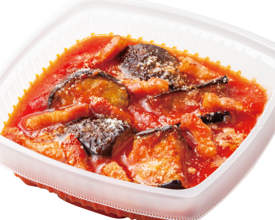 ジョリーパスタ 【261】(ソースのみ・麺なし)揚げ茄子とベーコンのトマトソース