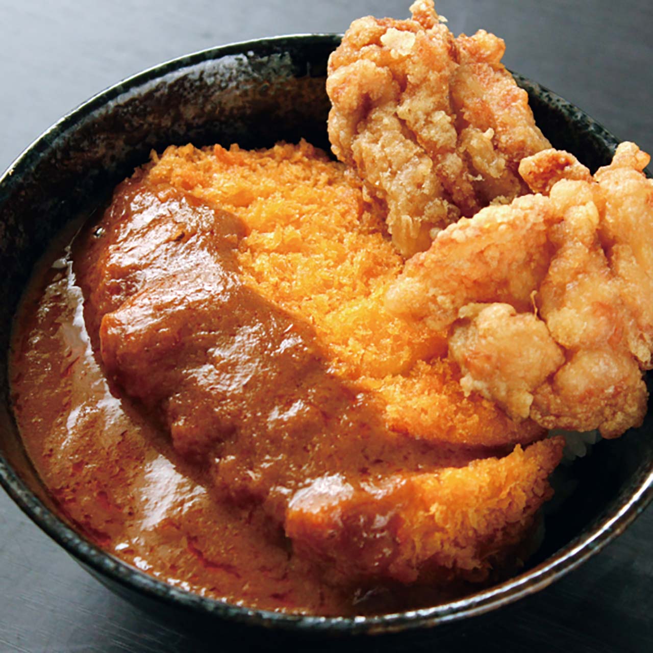 デリズ デミカツ丼 300(唐揚2)≪1204≫