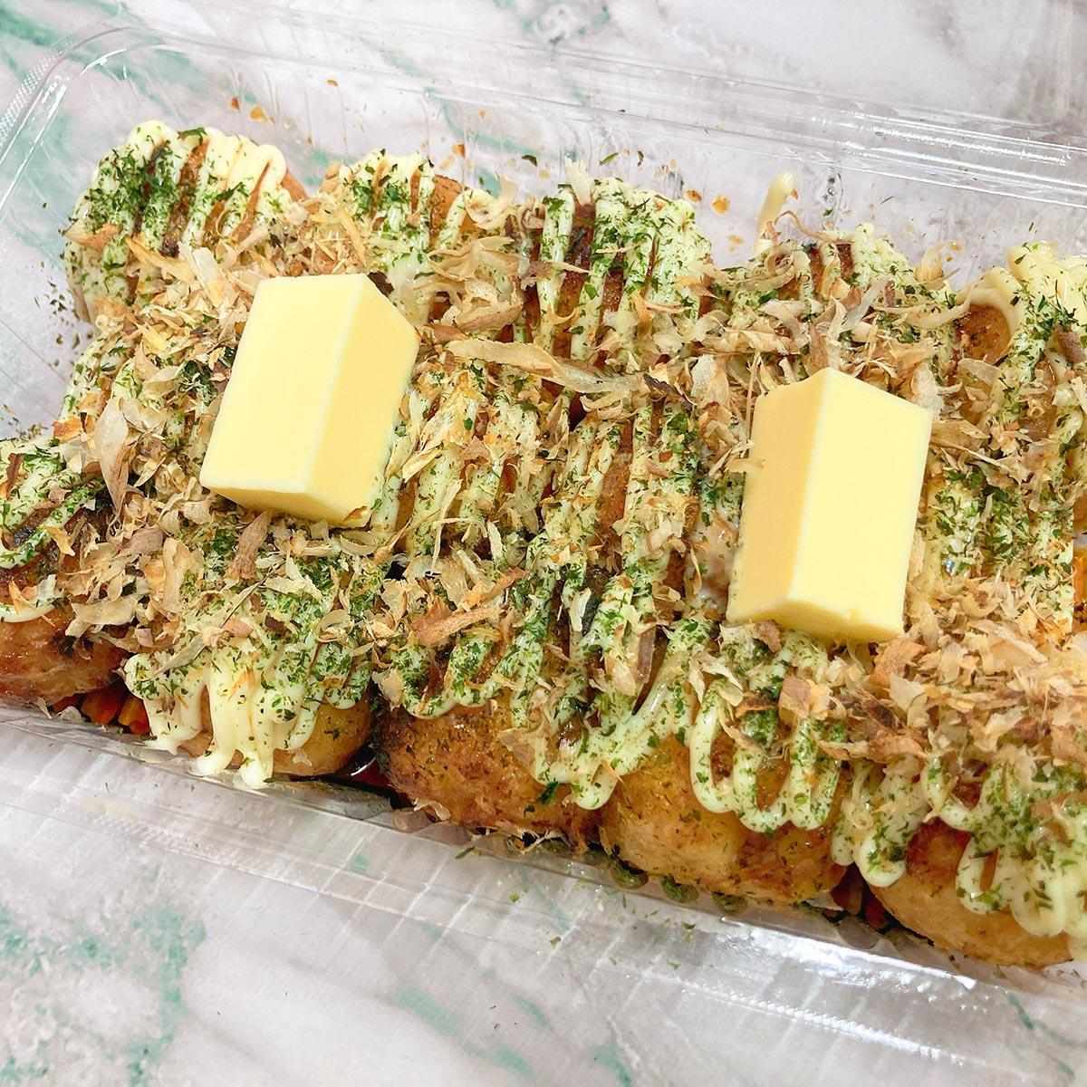 てったこ コーンバター(たこの代わりにコーン)