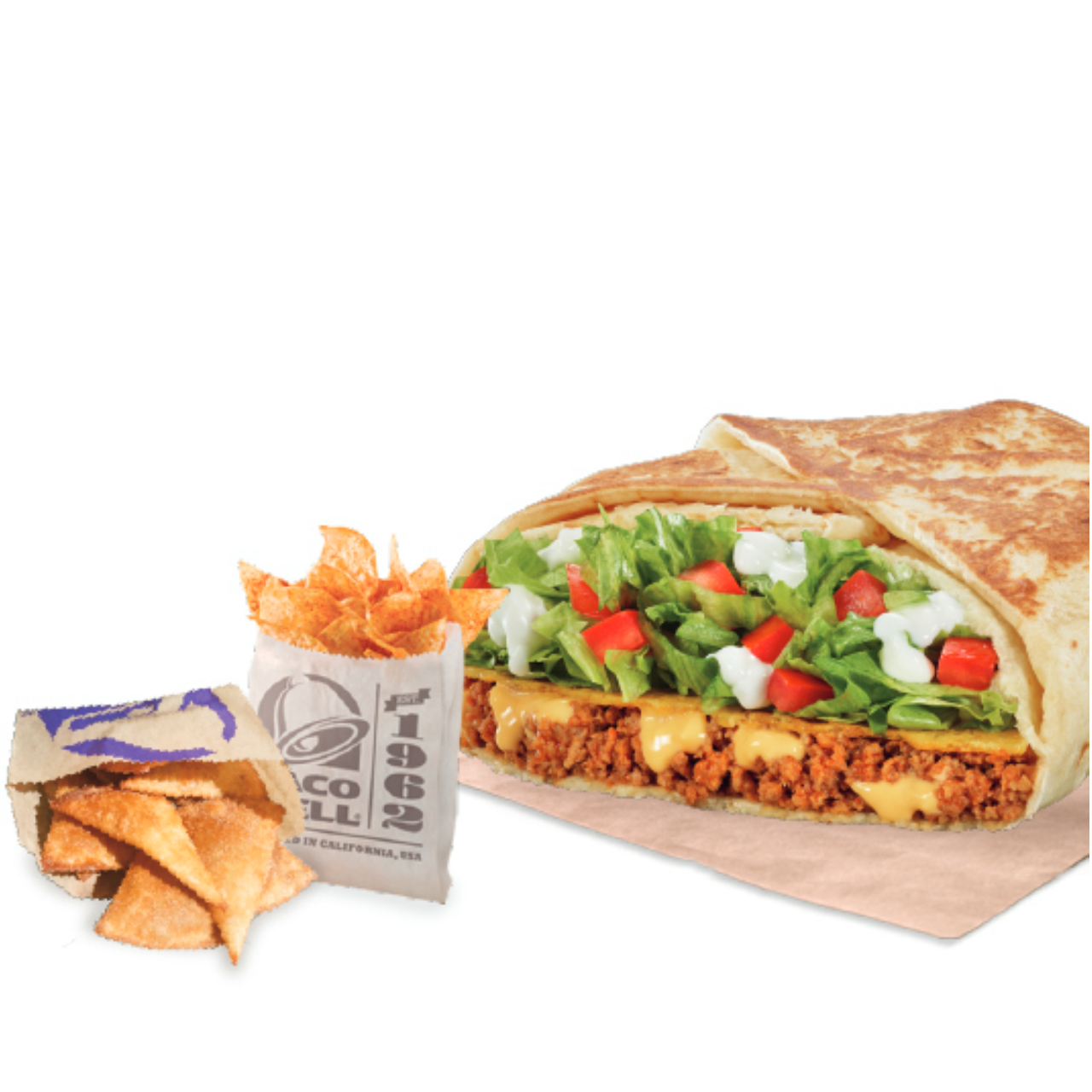 タコベル ビーフ クランチラップ スプリームコンボ