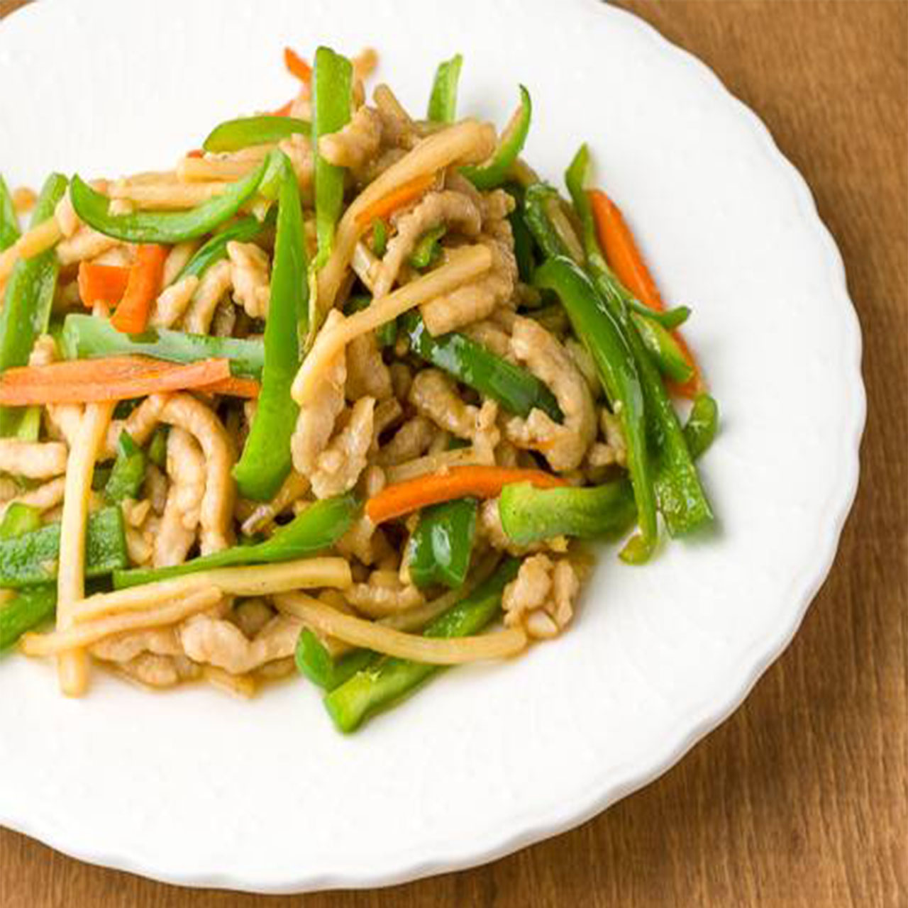 青山餃子房 青椒肉絲