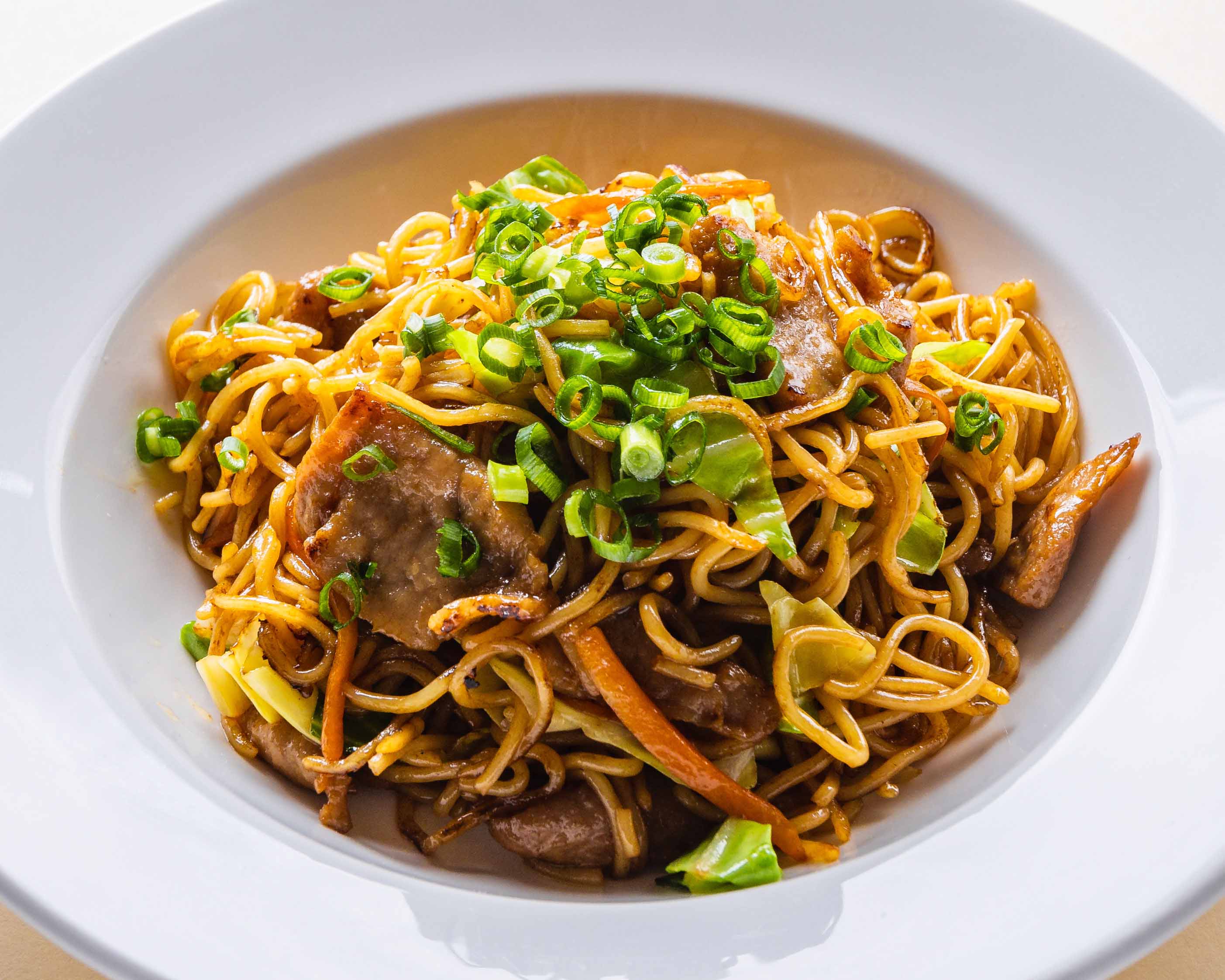 西安餃子 焦がし醬油とコク旨カキ油の上海焼きそば