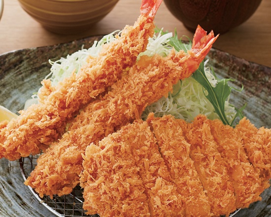 かつアンドかつ 海老フライとロースかつorヒレかつ弁当