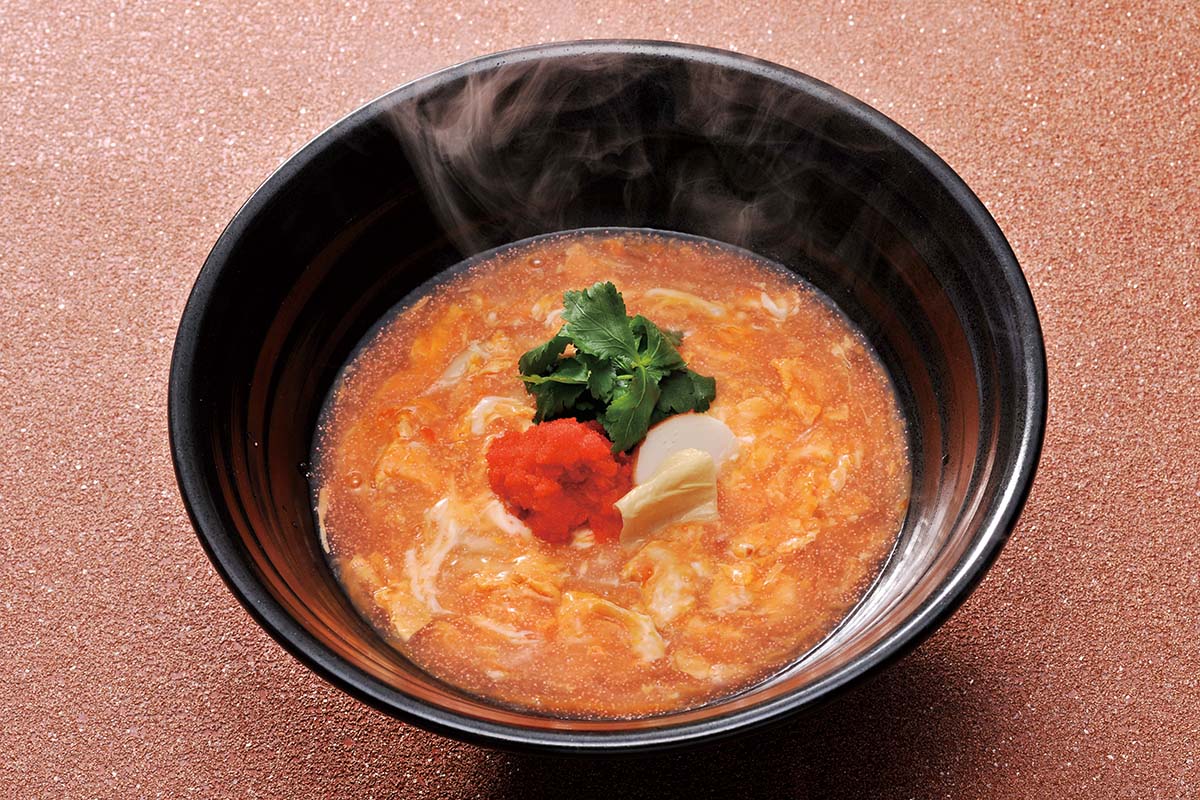 つるとんたん 明太あんかけ玉子とじのおうどん