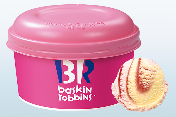 サーティワンアイスクリーム フレッシュパックスーパー バナナ＆ストロベリー