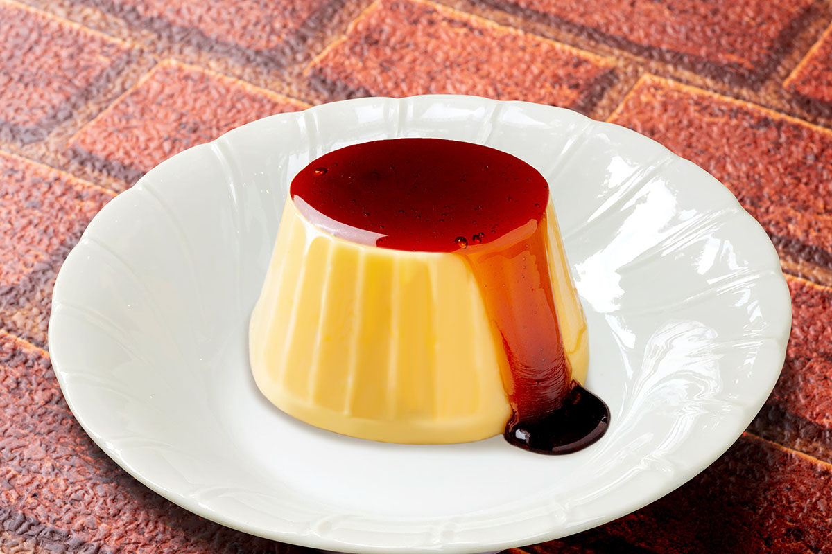 台湾カフェ 時香茶 玉子たっぷりプリン