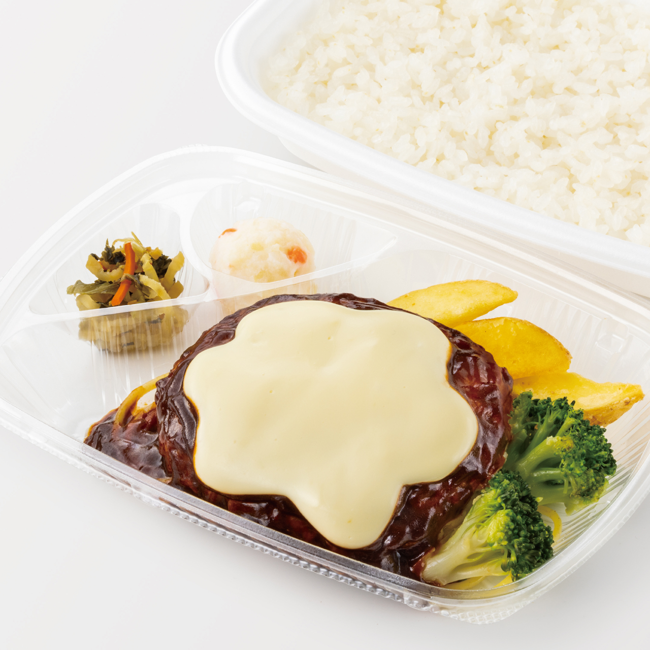 ほっともっと チーズハンバーグ弁当