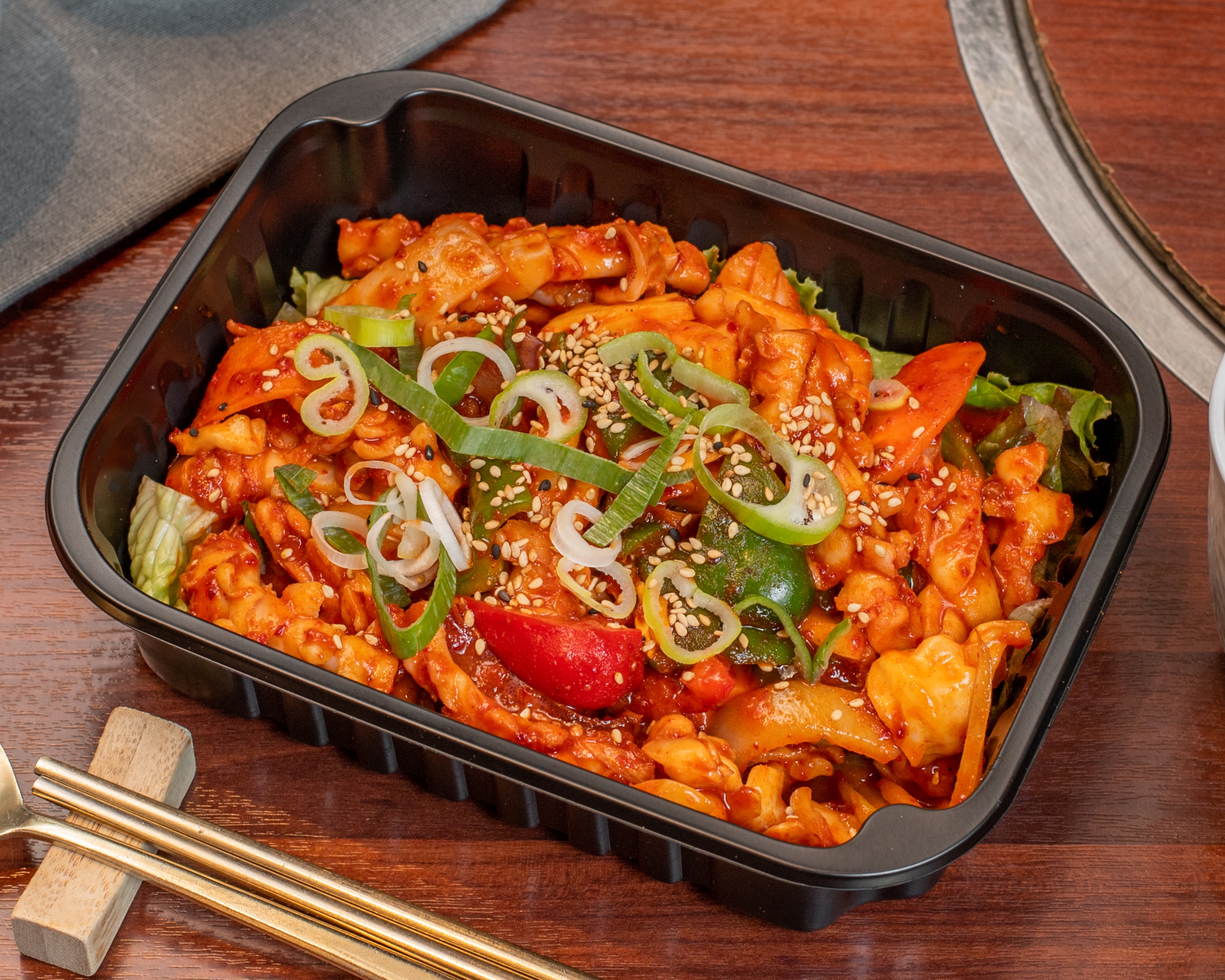 とんちゃん イカ炒め