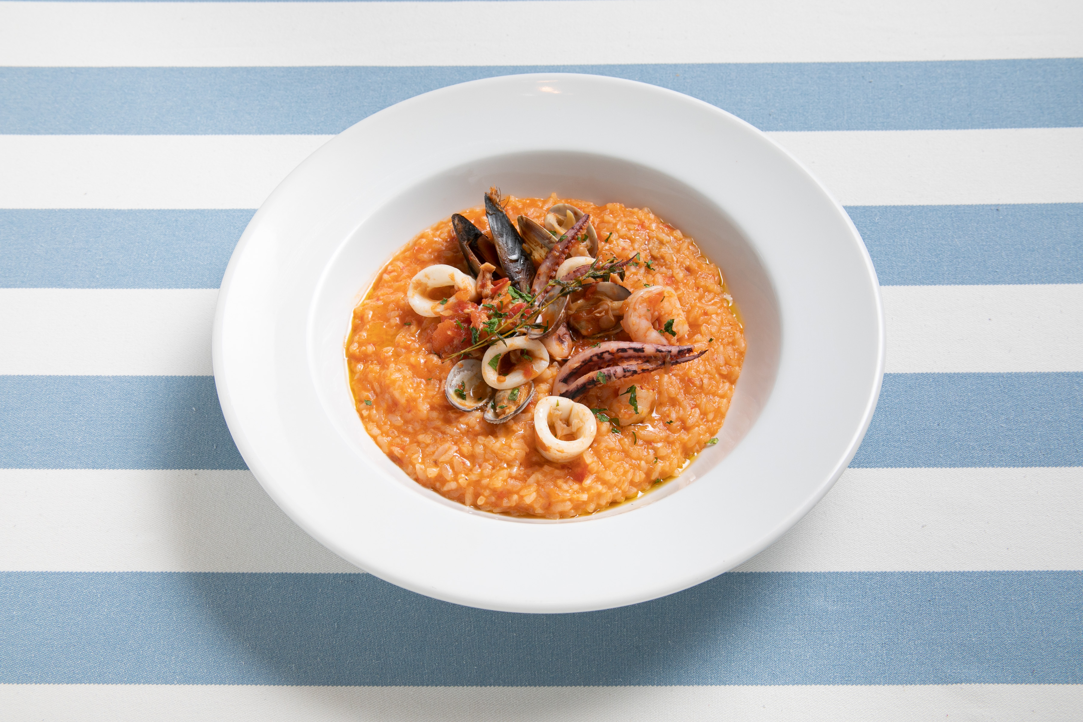 ピッツェリア マルデナポリ 漁師風トマトリゾット