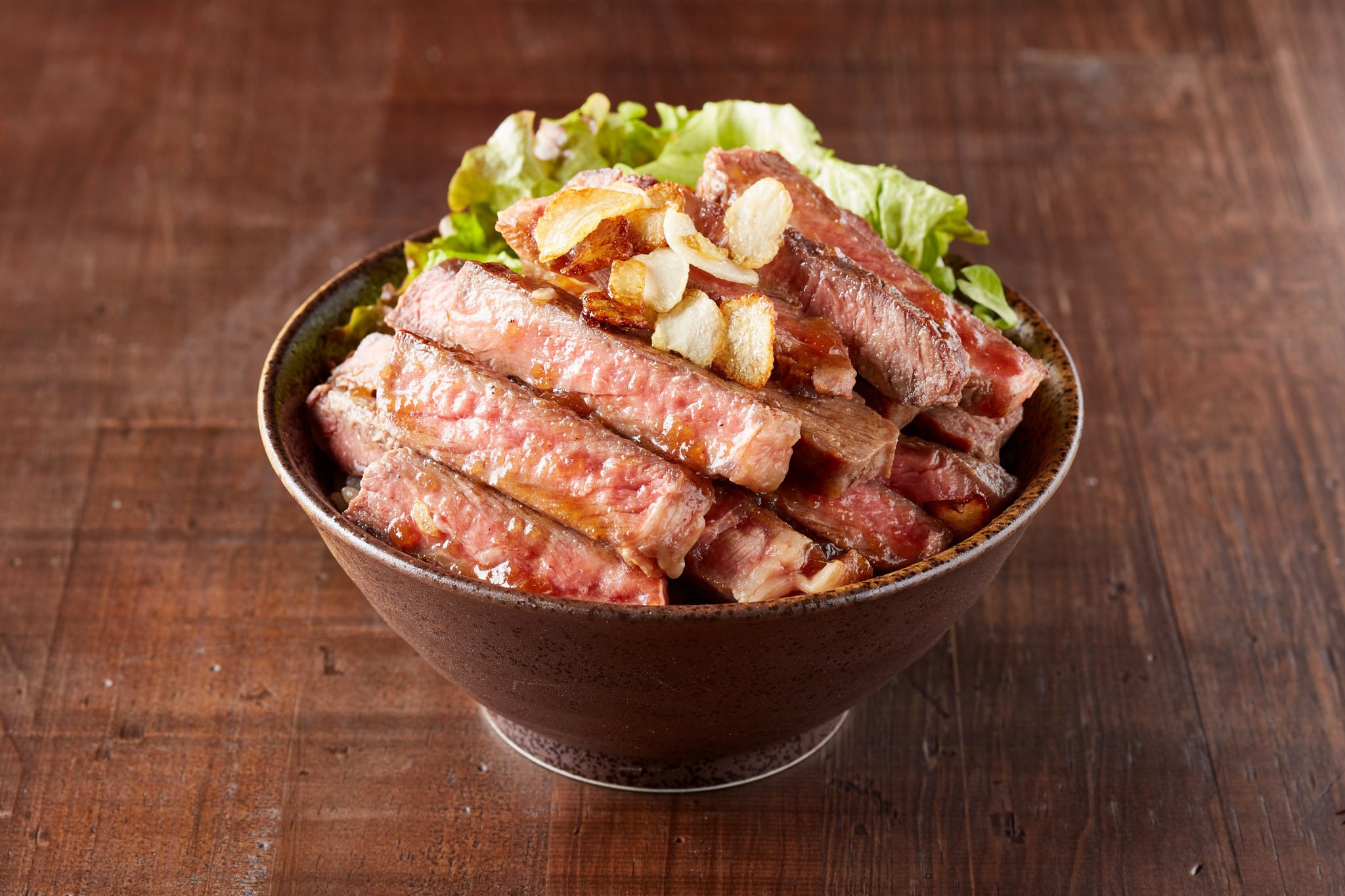 肉テロ!肉たらしくてぎゅう 【肉2倍】サーロインステーキ丼(200g)Sirloin Steak Bowl