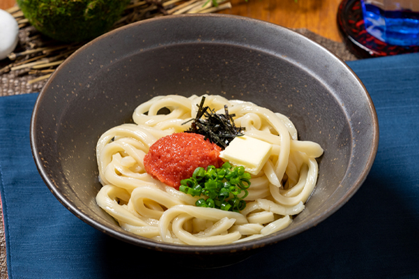 山下本気うどん人気No.5 釜明太醤油バターうどん Pot Pollack Roe, Soy Sauce ＆ Butter Udon