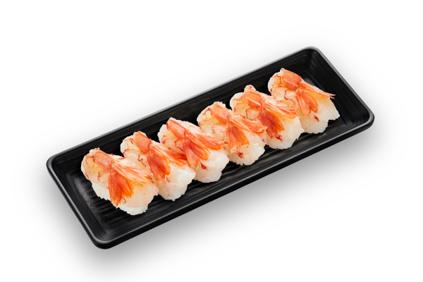 かっぱ寿司 ちょい足し寿司 赤えび(6貫)