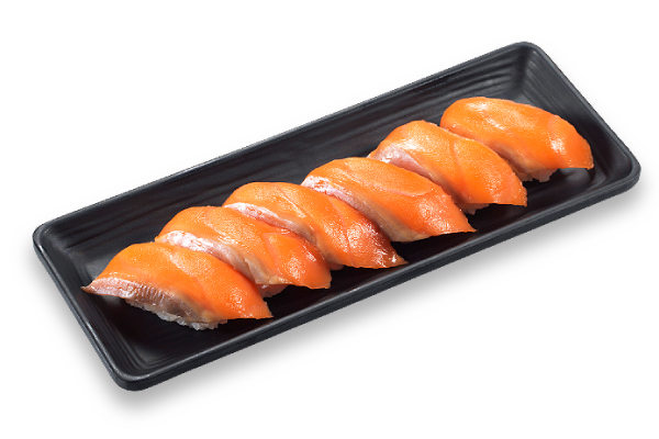 かっぱ寿司人気No.1 ちょい足し寿司 サーモン(6貫)