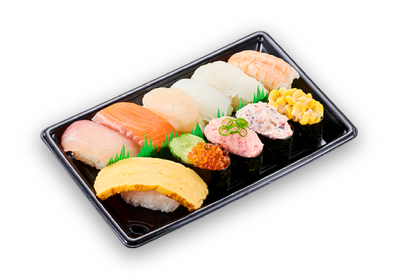 かっぱ寿司 にぎわい11種セット1人前(11貫)