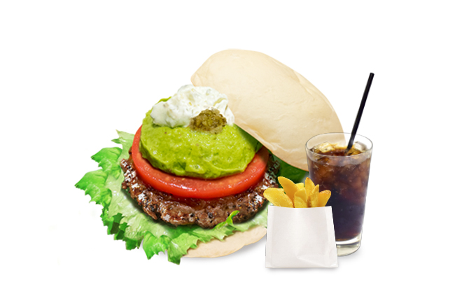 the 3rd burger アボカドバーガーセット/高加水バンズ