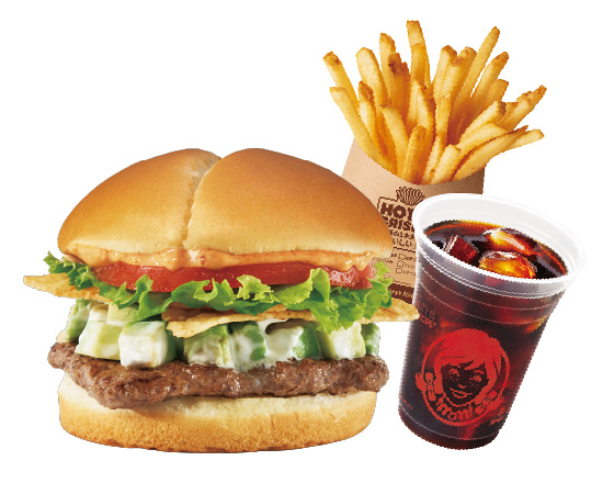 ウェンディーズ ・ファーストキッチン Jr.カリフォルニアバーガーセット