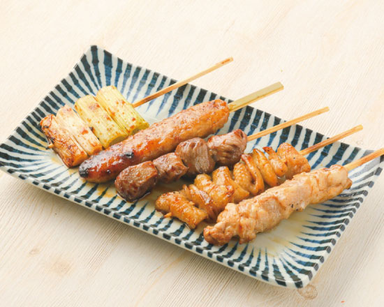 白木屋 串焼盛合わせ5種