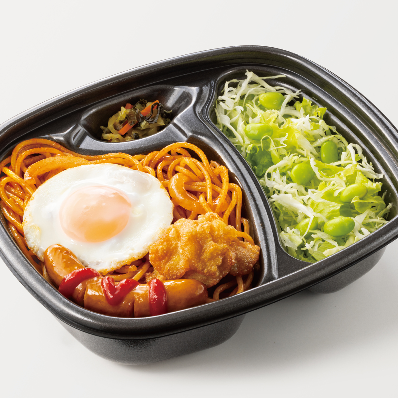 ほっともっと W特製ナポリタン＆サラダ(麺2倍)(ごま)