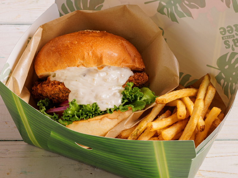 マヒマヒフィッシュバーガー Mahi-Mahi Fish Burger