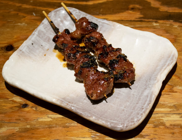 てけてけ 砂肝串 タレ 1本