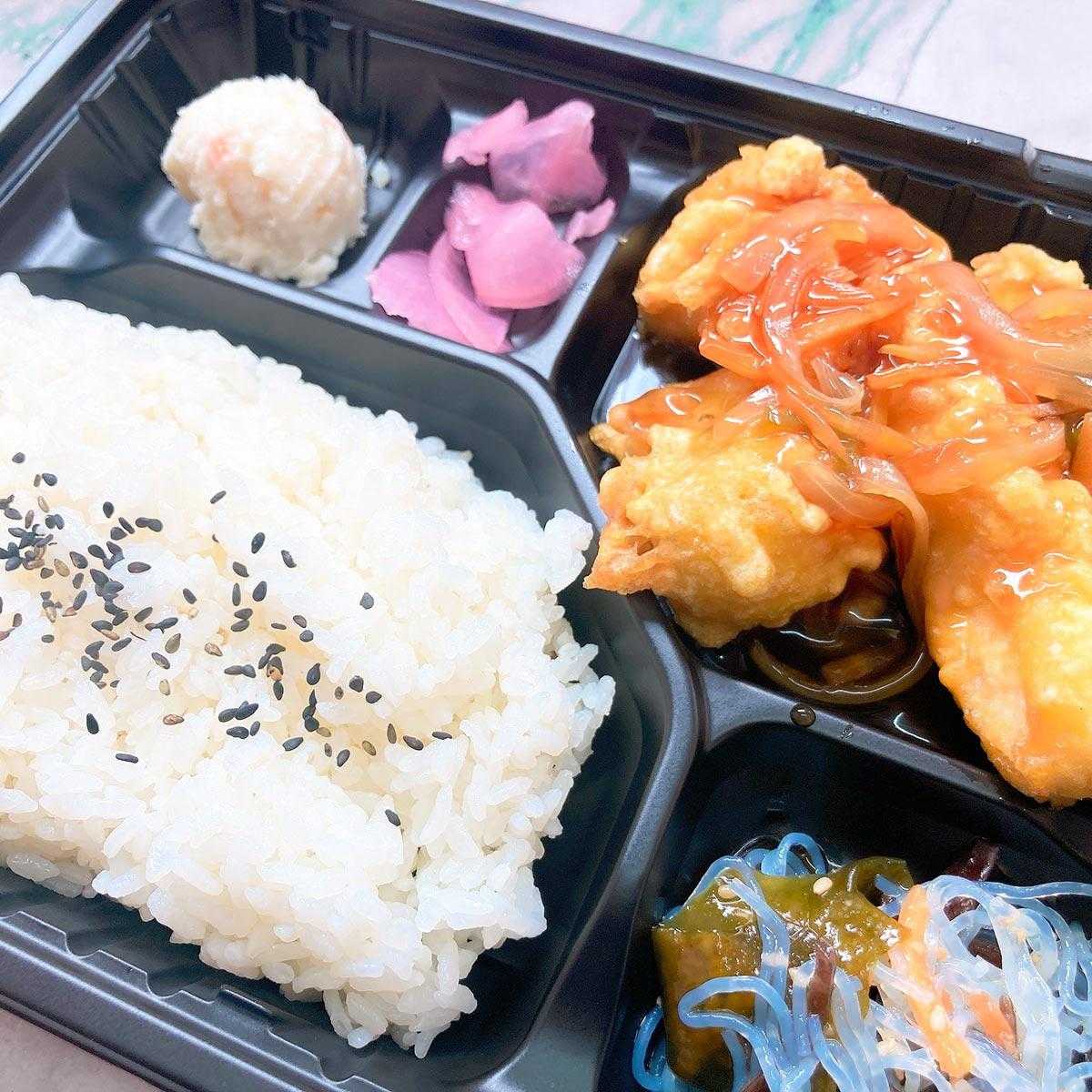 てったこ 白身魚の甘酢あんかけ