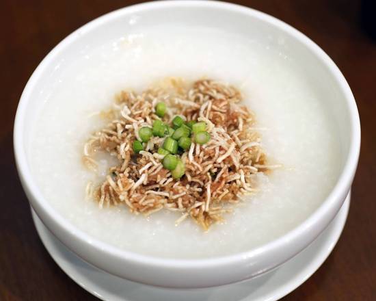 香港飲茶 406. 香ばしビーフンと牛ひき肉の贅沢お粥