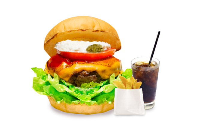 the 3rd burger the オーセンティックチーズバーガーセット/高加水バンズ