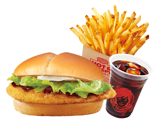 ウェンディーズ ・ファーストキッチン てりやきクリスピーチキンバーガーセット