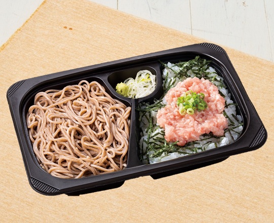 夢庵 お好み夢庵弁当(冷しそば＆小ねぎとろ丼)