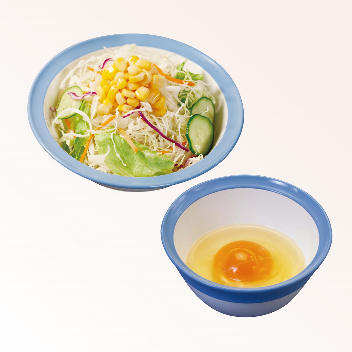 松屋 生野菜生玉子セット