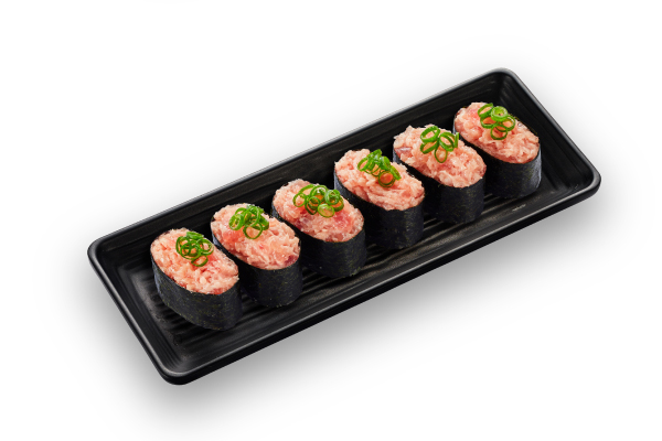 かっぱ寿司人気No.4 ちょい足し寿司 ねぎとろ軍艦(6貫)