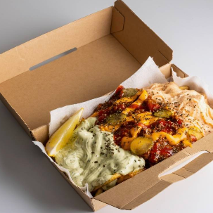 SHOGUN BURGER 3種のディップソースポテト