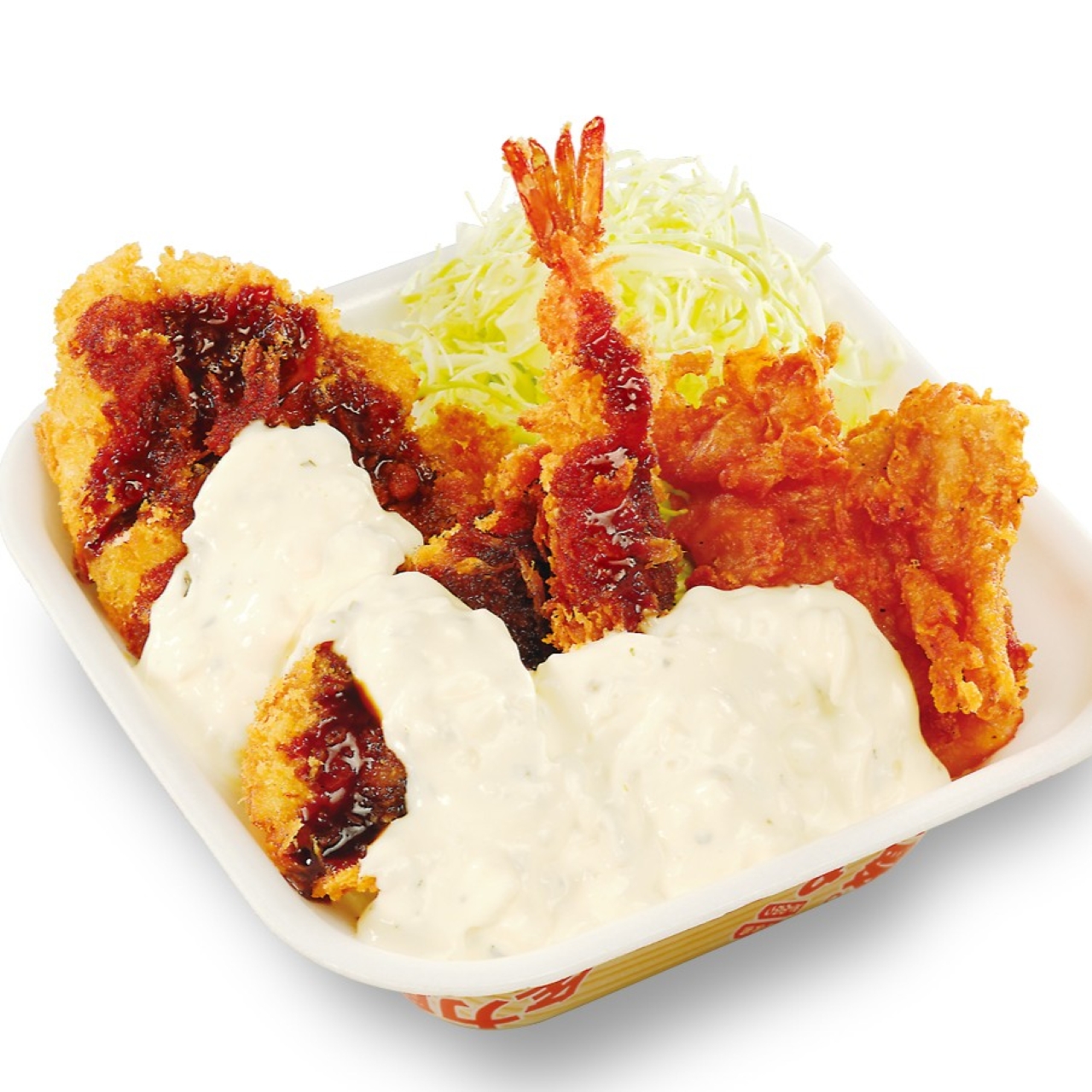 かつや タルタル盛り揚げ丼弁当