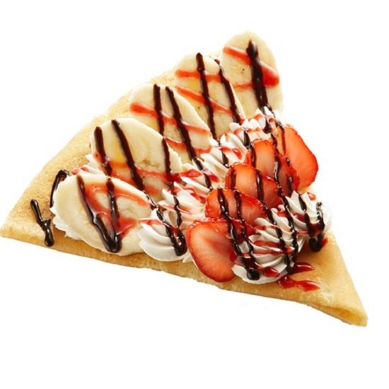 momi&toy's いちごバナナチョコホイップのクレープ