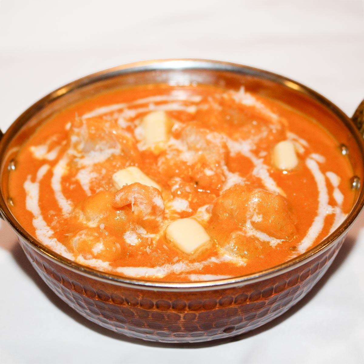 インド料理 ラム 24.ココナッツエビ / Coconuts Butter Shrimp