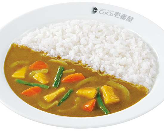 カレーハウスCoCo壱番屋人気No.2 やさいカレー