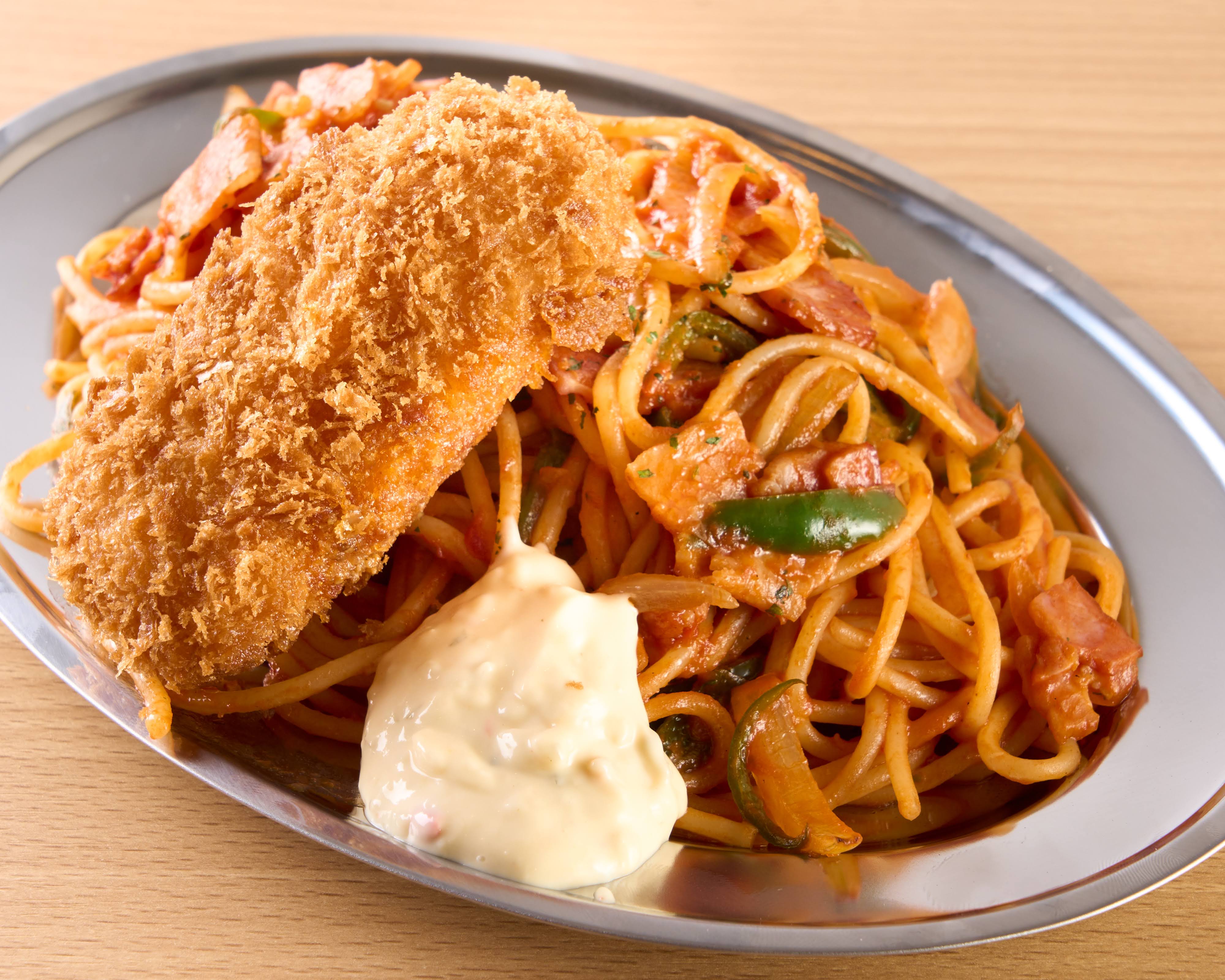 スパゲティの店『神田ナポリタン』 カニクリーム＆ナポリタン Crab Creamy Croquette＆Napolitan