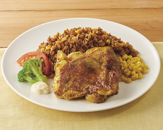 ジョナサン MO)大盛 タンドリーチキン＆メキシカンピラフ