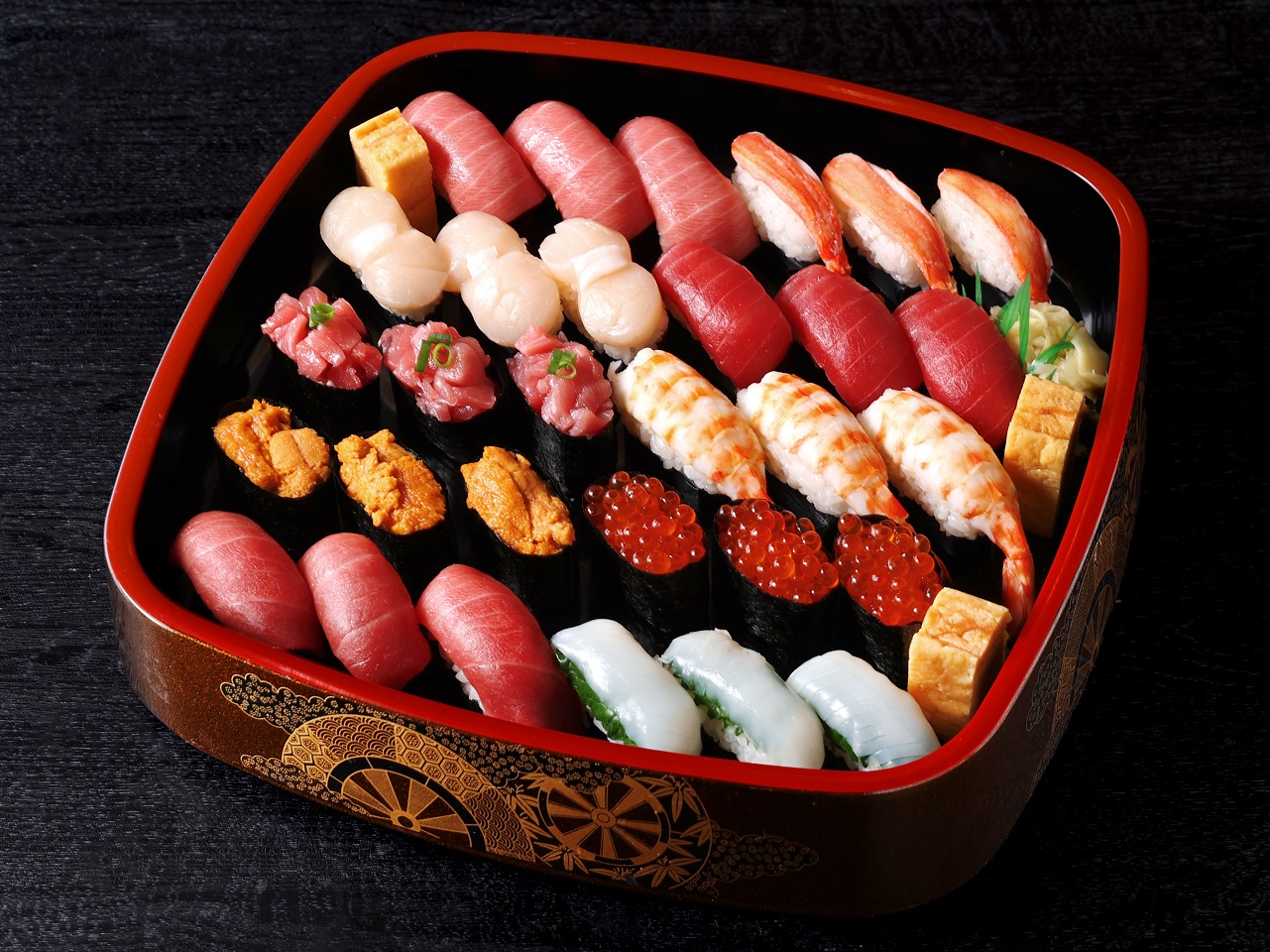 柿家すし 祭り盛り込み(2人前/10貫〜)