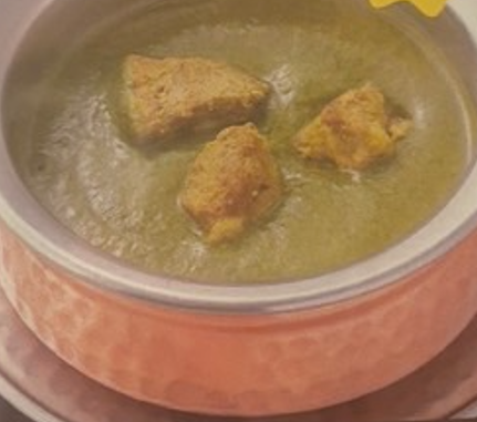 ポークホウレン草カレー