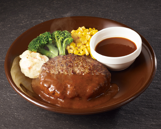 ジョナサン アンガスビーフ100%ステーキハンバーグ デミグラスソース